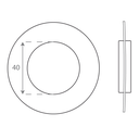 Verre "Aplanat"  plain & side