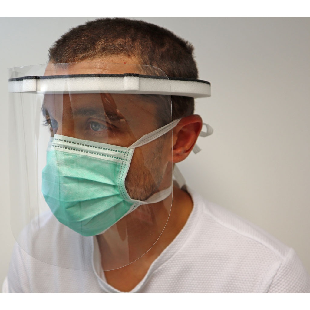 Visière médicale Ultra Transparente antibuée
