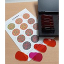 Set of 16 colorblind test glasses