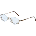 Metal makeup glasses