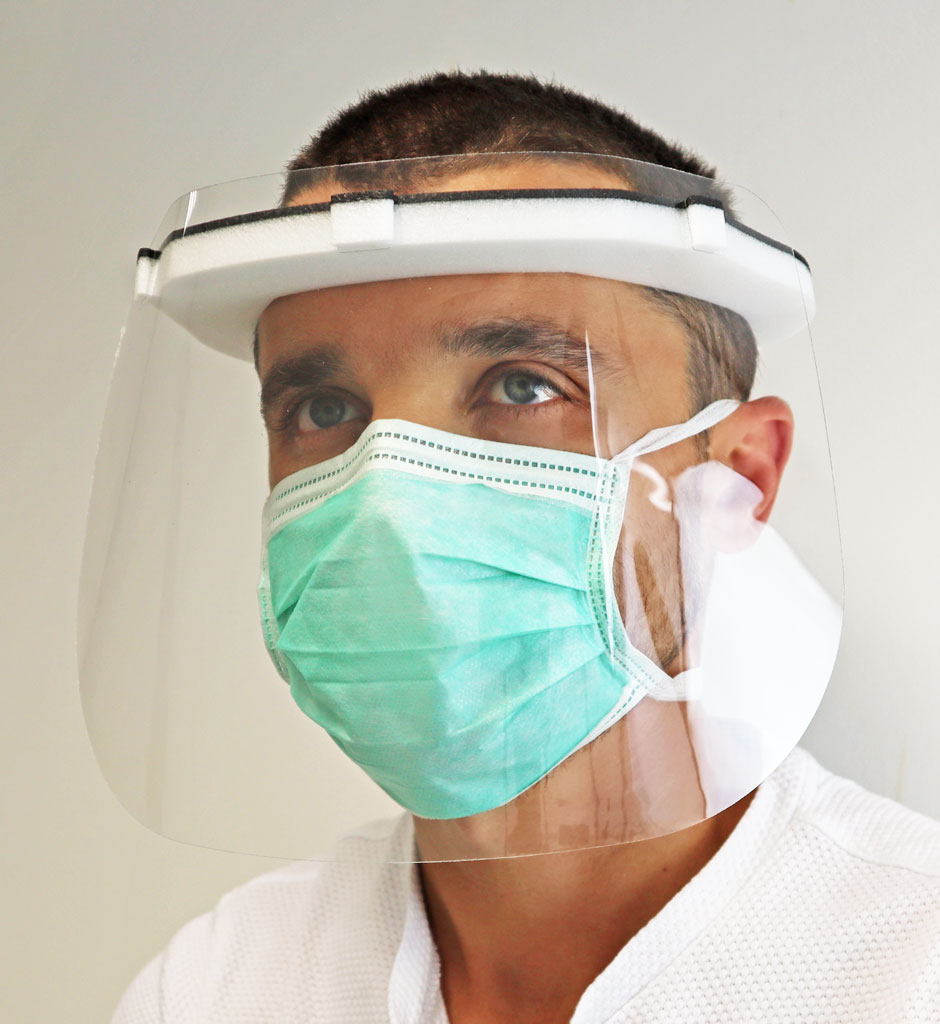 Visière protection médicale