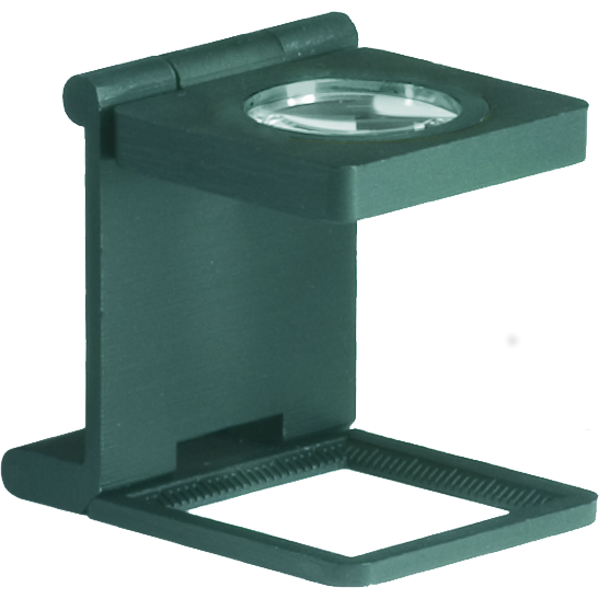 [L0401.13] Schwarze Aluminiumfadenzähler (1/2"  (~13 x 13mm)  10x)