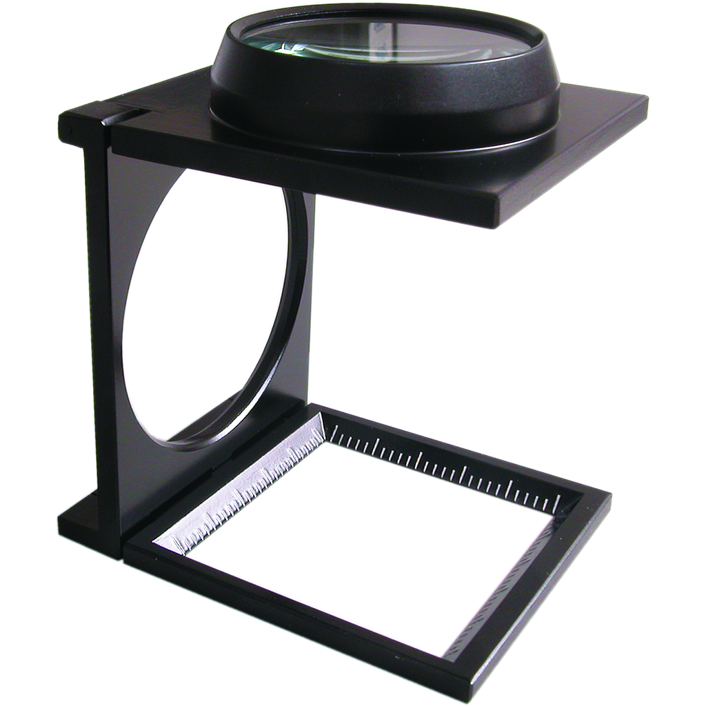 [L0403.25] Metric aplanatic Line Tester. (25 x 25 mm / 6x)