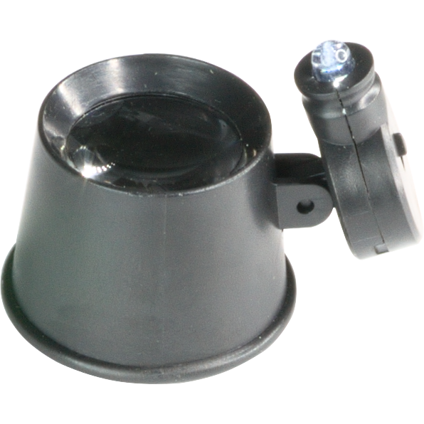 [L1236.10] Beleuchtete Uhrmacherlupe (10x)