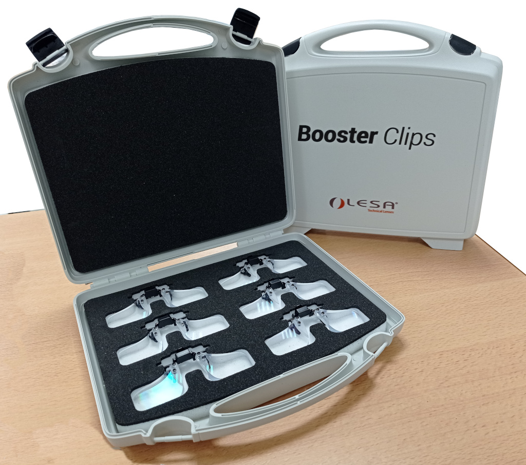 Koffer mit 6 Booster-Clips 