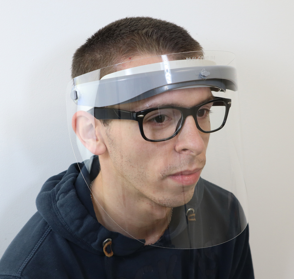 Adjustable COVID19 visor