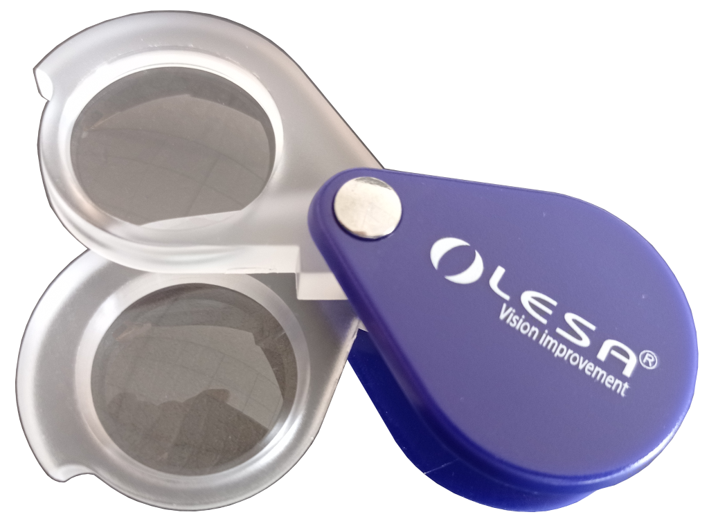 Doppelte Einschlaglupe 4 + 6 = 10x