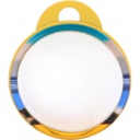 [L0148.08.C5] Colgante Beatsy (3x 50mm, Jaune)