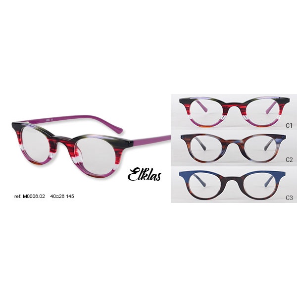[BV09.CR.03] Prismatische Brille Eklas (Cristal, +3.0)