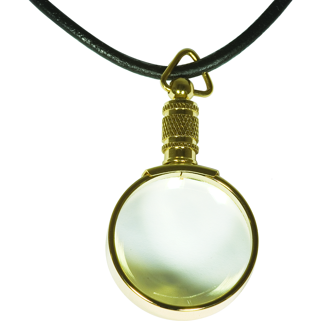 Magnifying glass pendant simple 30 mm