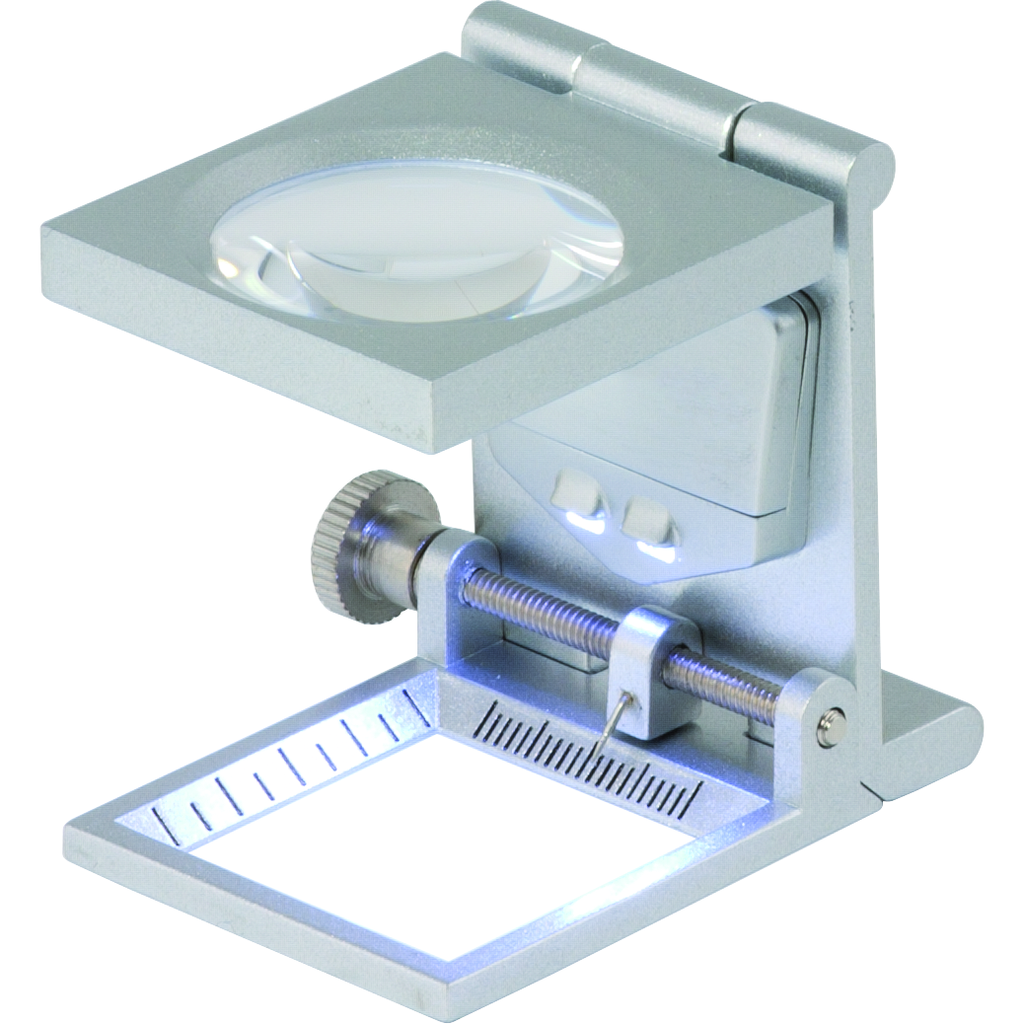 Compte-fils LED aluminium avec décompteur.