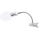 Flexible, beleuchtete Lupe mit Klemme