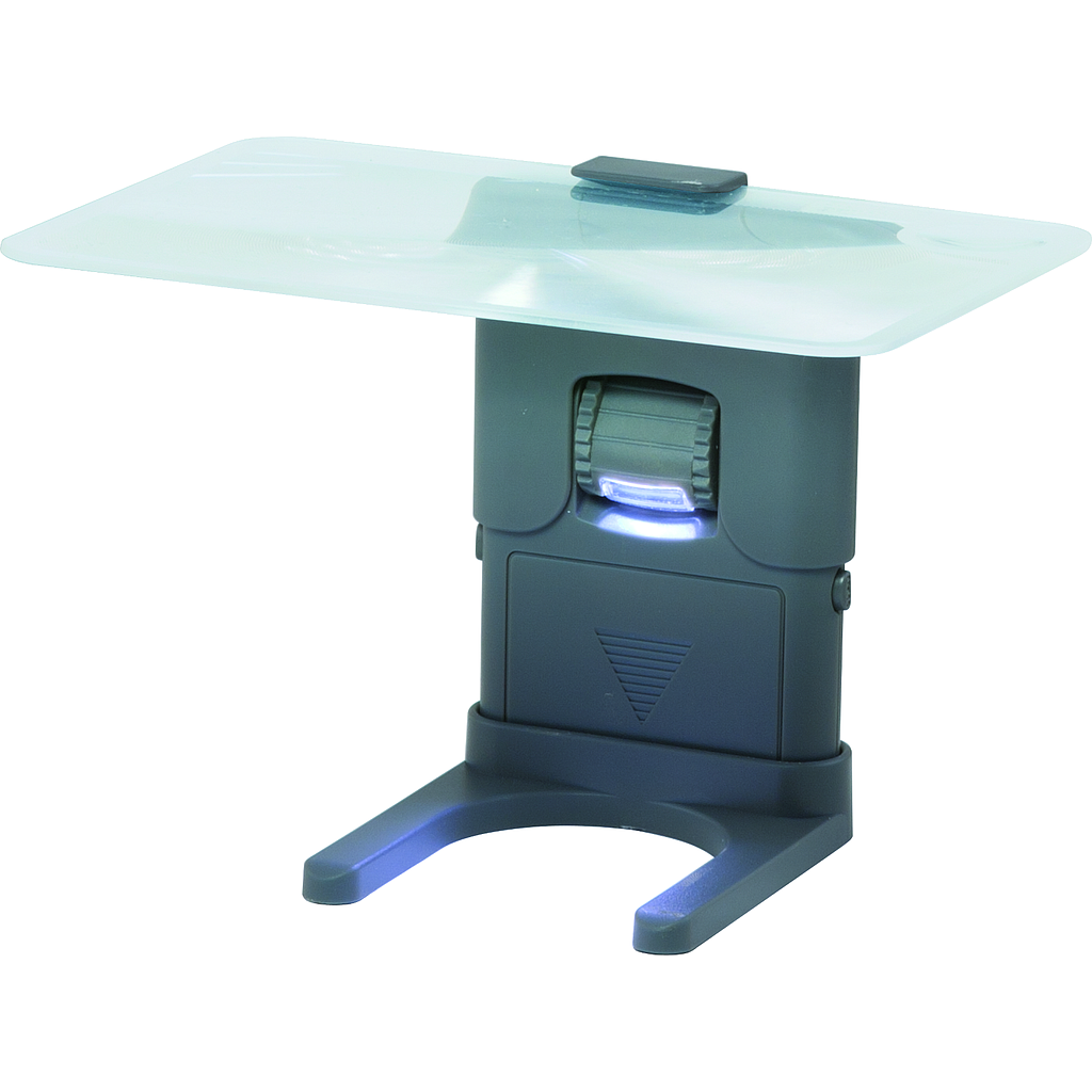 [L0730.1015] LightyStand PureLoupe, rechteckig 1.8x Fresnel-Lupe