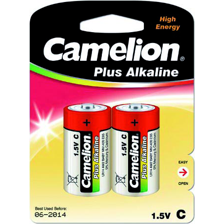 [PIRLR14] Alkalische Batterie LR14, 2er Pack