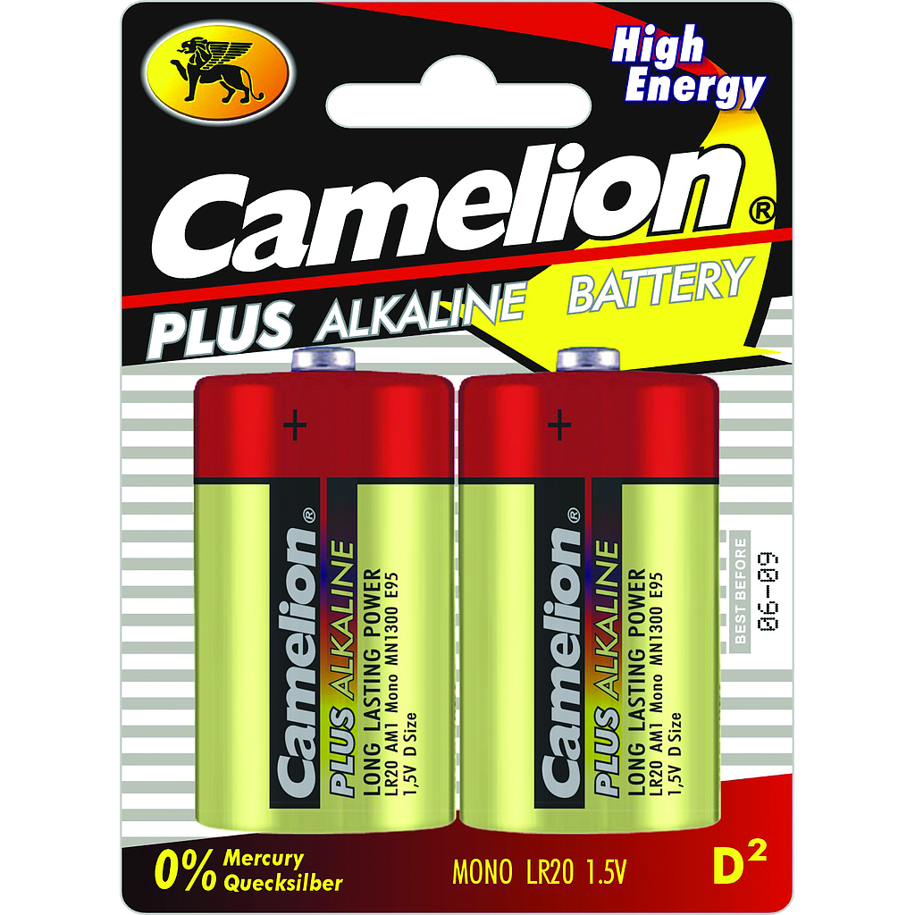 [PIRLR20] Piles Alcaline LR20 par 2