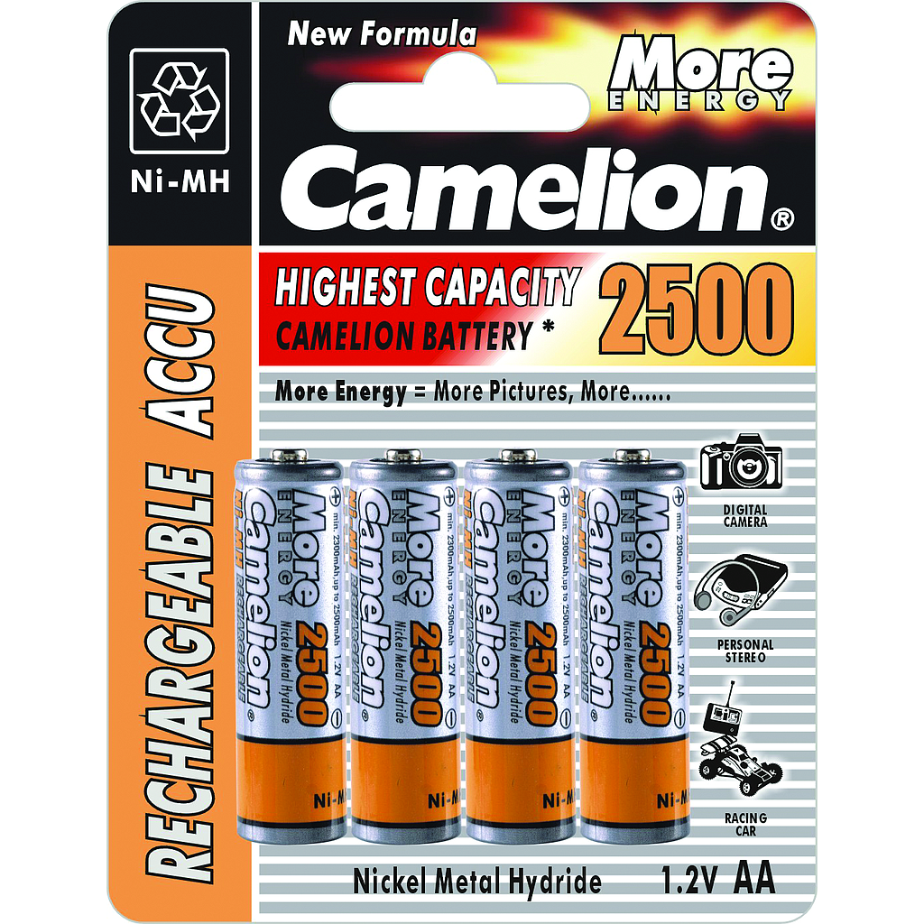 [PIRNHR06] Wiederaufladbare Batterien NiMh LR06 2500mA