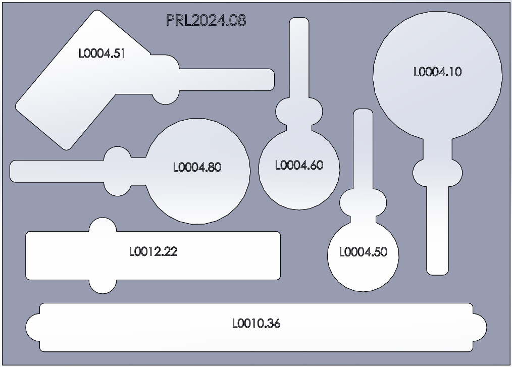 MagDisplay Tablett Concept Collection+Lineal