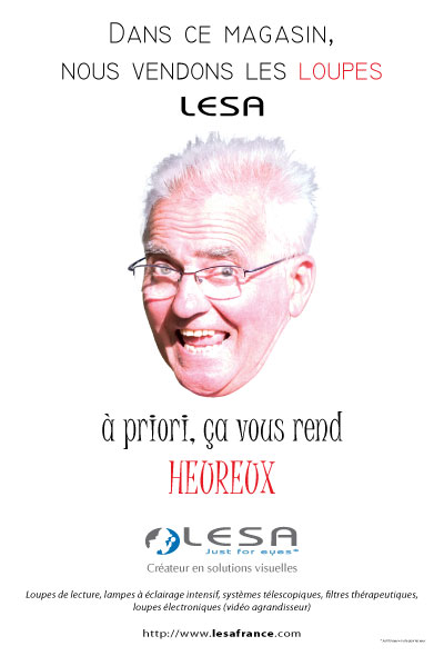 "Heureux" poster 610x900mm