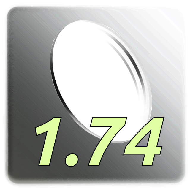 Lens Unifocal "Intens" 1.74