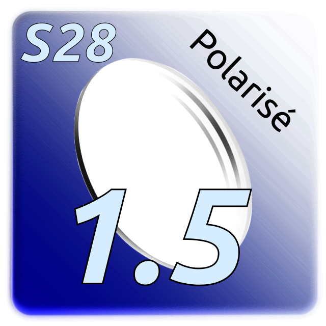Lens Bifocal S28 + Pola Clear 65%