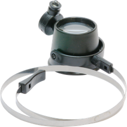 [L1236.10S] Beleuchtete Uhrmacherlupe mit Kopfband