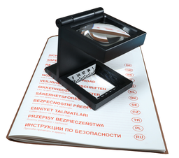 [L0016.40] Schwarze Fadenzahllinse 36x40 5x