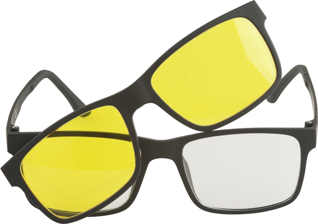 Frame with  magnetic clip - Low vision