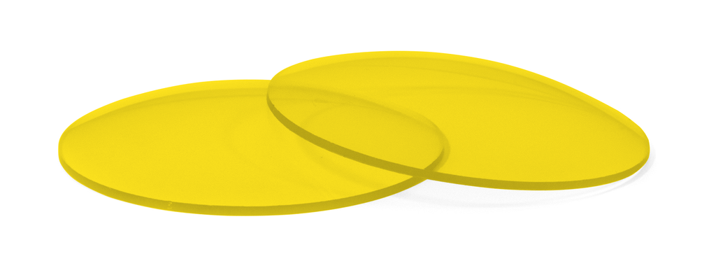 Pair of CR39 UV400 tinted flat lenses