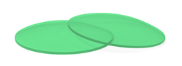 [FL] Par de lentes planas CR39 UV400 tintadas