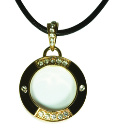 [L0147.01] Pendentif noir / Fin de série